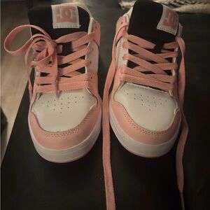 DC Women's Athletic Shoes - Pink and White